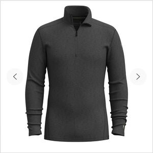 NWT Smartwool Classic Thermal Merino Base Layer 1/4 Zip